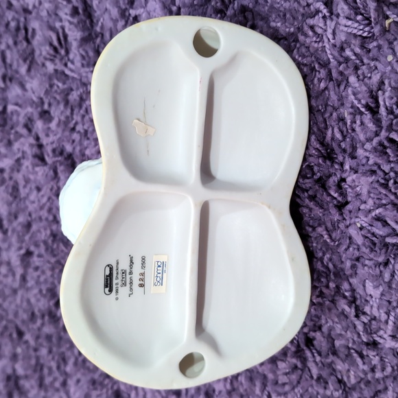 Vintage Schmid Porcelain Bisque Kitty Cucumber Playing London Bridge #822 - Picture 5 of 9